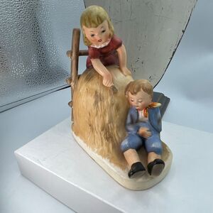 Vintage Wales Japan Katoyama “ little Boy Blue” 5 X51/4” figurine.